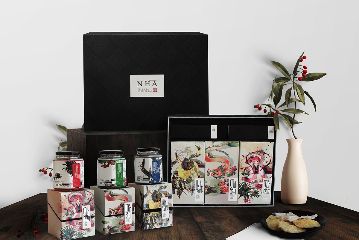 越南蜜餞食品 Nhà 品牌包裝vi設(shè)計(jì)，vi設(shè)計(jì)，視覺(jué)形象vi設(shè)計(jì)，食品vi設(shè)計(jì)，品牌包裝設(shè)計(jì)，蜜餞食品品牌vi設(shè)計(jì)，vi品牌策劃，深圳vi設(shè)計(jì)，左右格局