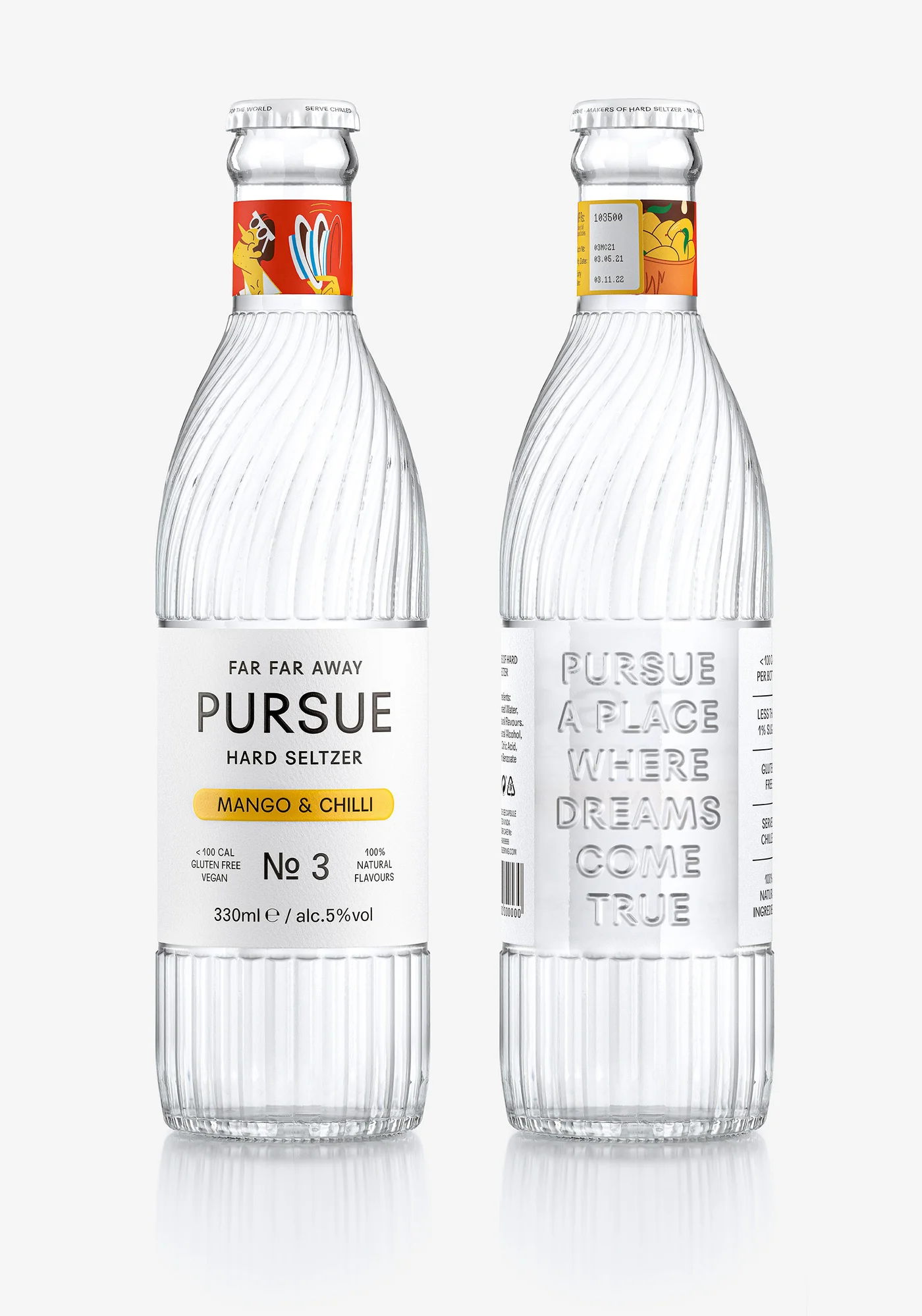 硬蘇打水玻璃包裝設計