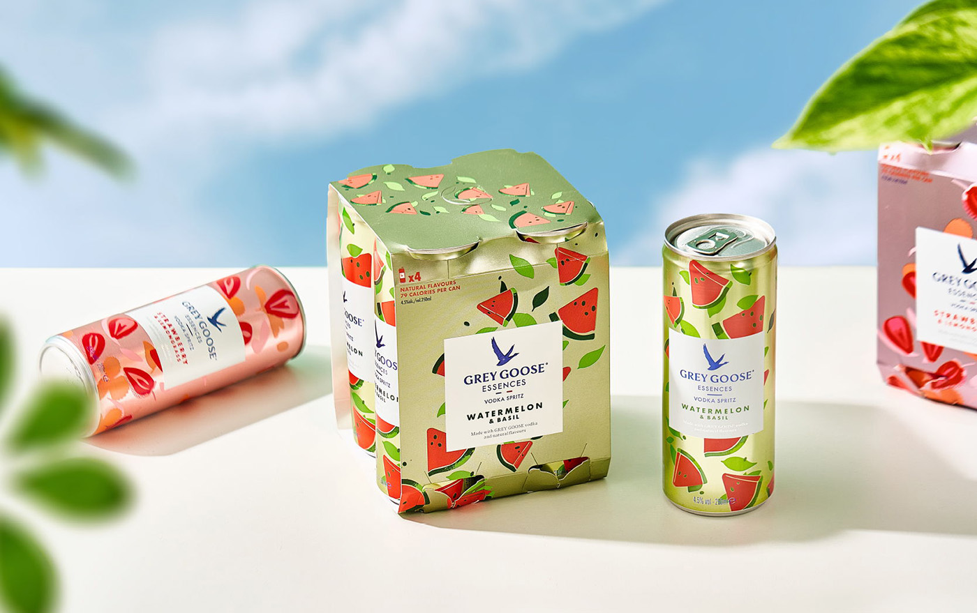 灰鵝精華俏皮而奢華的產品品牌包裝美學